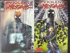 Violent Messiahs #1 + #1 Tower Records Variant! (Image Comics 2000)