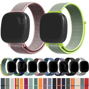 Für Fitbit Versa 4 Versa 3 Sense 2 Sense Gewebte Nylon Schleife Sport Armband - Bild 1 von 48