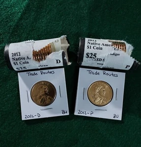 2012-P,D Native American Dollar Trade Routes. - Picture 1 of 2