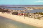 CLEARWATER' S FABULOUS BEACH on the Gulf MARINA and YACHT BASIN in center 1985