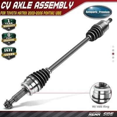 Conjunto de eje CV trasero izquierdo/derecho para Toyota Matrix Pontiac Vibe 2003-2006 AWD Foto 1 de 4
