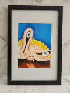 Garbage Pail Kids Original Art 5x7 Painting Topps Commissioned GPK OS2 - Picture 1 of 5