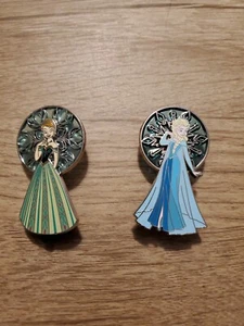 Disney Pin Dsf Elsa & Anna Frozen Spherical Stained Glass Window Le 400  - Picture 1 of 6