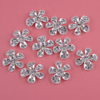 10tlg 26mm Kristall Diamante Blumen Flatback Verschönerung Hochzeit DIY Dekor tp