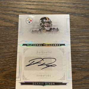 2008 Playoff National Treasures Dennis Dixon Autograph /99 Pittsburgh Steelers - Picture 1 of 7
