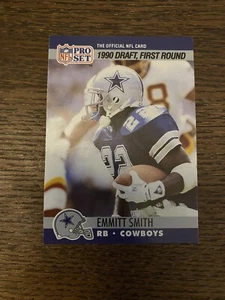 1990 Pro Set #685 Emmitt Smith Rookie Card Dallas Cowboys HOF - Picture 1 of 2