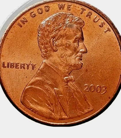 2003 Lincoln Cent Died Crak Error - Preowned Cover