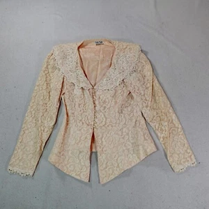 Vintage Nah Nah Collection Jacke 10 rosa Perlen Pailletten bestickt Kunstperlen - Bild 1 von 21
