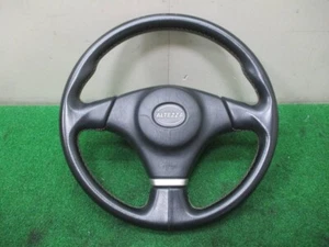 Toyota Genuine Altezza SXE10 RS200 Lexus IS300 Steering Wheel Black Leather Used - Picture 1 of 10