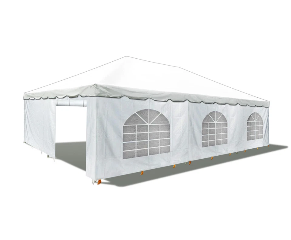 Commercial Frame Tent w Sidewalls 20x30 White Canopy Waterproof Event Party - Image 1 of 4