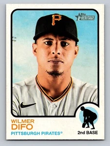 2022 Topps Heritage 457 Wilmer Difo High Number SP - Picture 1 of 2