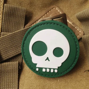 DEATH SKULL PIRATE Patches 3D PVC USA ARMY HOOK LOOP PATCH BADGE - Picture 1 of 6