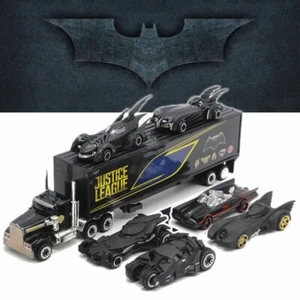 New 7PCS Batman Batmobile & Truck Model Car Alloy Diecast Toy Vehicle Kids Gift - Picture 1 of 12