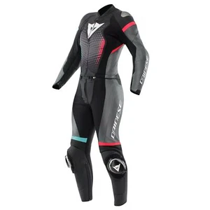 Dainese Fulminea Lady 2tlg. Lederkombi, black/anthracite/white, Gr. 38 (itl. 44) - Bild 1 von 5