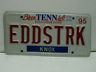 1995 Tennessee License Plate   EDDSTRK   KNOX  BicenTEENial       Vintage as6201