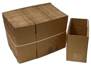 ULINE 8x4x4 Corrugated Cardboard Shipping Boxes S-22173 ( 25 Pieces Bundle) - Picture 1 of 2