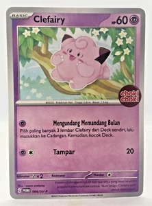 Sello especial Pokemon TCG Indonesia promoción Choki Choki Clefairy 066/SV-P - Imagen 1 de 5