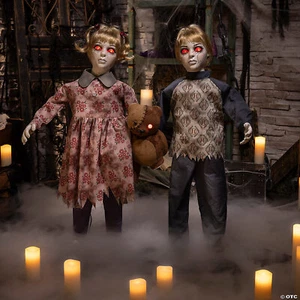 WAIT 4 IT! HALLOWEEN 2025 PROP 3' ANIMATRONIC Apocalypse Twins w BEAR PRE SALE ! - Picture 1 of 1