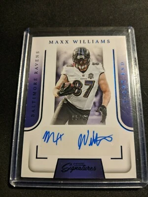 2016 Panini Prime Signatures Blue 5/10 Maxx Williams #PS-MW Auto - Image 1 of 2
