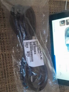 9 ft Oracle computer power cord 90 degree angle, new - Afbeelding 1 van 1