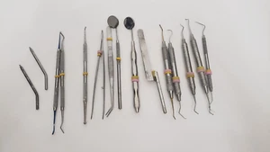 Professional Dental Oral Kit Scaler Probe Pick SET Mirror Dentist Tools Set 3 - Picture 1 of 3