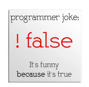 Programmierer Witz lustiges Geschenk Programmierung Computersprache cool Kühlschrank Türmagnet - Bild 1 von 2