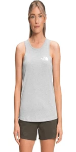 THE NORTH FACE Women’s Heather Gray Sleeveless Simple Logo Tank Top Size Small - Picture 1 of 6