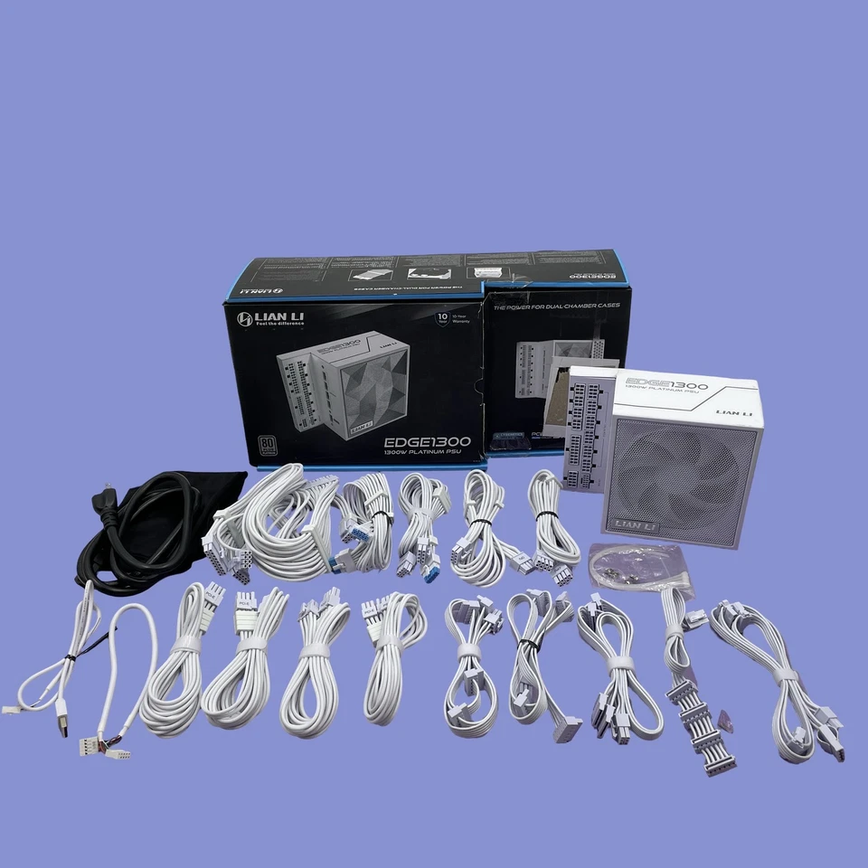 Fuente de alimentación totalmente modular Lian Li Edge1300 80 Plus Platinum #D6252 (AR) Foto 1 de 4