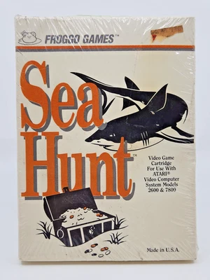 Atari 2600 Boxed Video Game Cartridge - Sea Hunt - Sealed New - Image 1 of 2