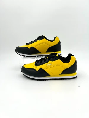 Fila Cress цветной блок, детский (размер 2), черный/желтый/белый - Изображение 1 из 4