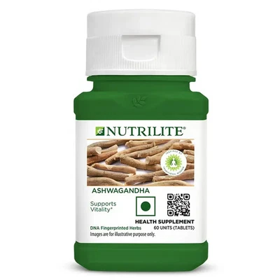 Amway Nutrilite Ashwagandha 60 Tabs For Vigour , Vitality , Nervous System - Image 1 of 3