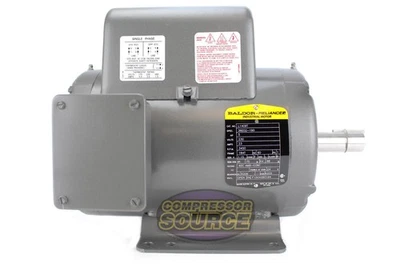 5 HP 3450 RPM 1 Phase Industrial Baldor Electric Motor 184T Frame L1409T 230 V - Image 1 of 4