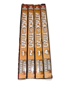 Attack on Titan: The Beginning Manga Comic Book Box Set Volumes 1-4 in English - Picture 1 of 20