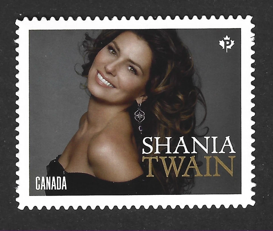 Canada 2014 #2768 Canadian Country Music Recording Artist (Shania Twain)- Unused - Image 1 of 1