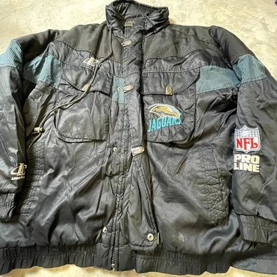 Chaqueta deportiva vintage Pro Line Logo Athletic Jacksonville Jaguars NFL XL Foto 1 de 4