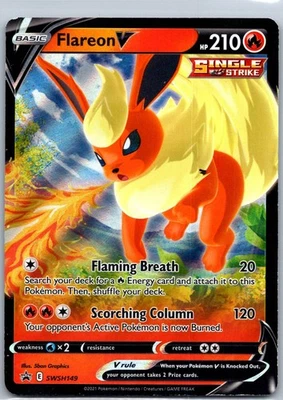 Flareon V - Promo SWSH: Sword & Shield Promo Cards SWSH149 NM - Image 1 of 2