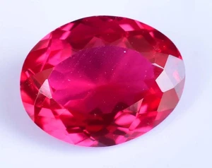 Natürlicher roter Almandin Granat 3,60 ct zertifiziert sehr selten oval lose Edelstein - Bild 1 von 5