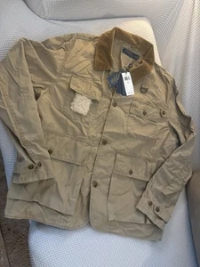 Polo Ralph Lauren Men's Khaki Shearling-Patch Wading Jacket Size XL NEW NWT $498 - Picture 1 of 12
