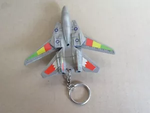 271N 1970'S Made IN Taiwan Jet US Keyring IN Plastic L' 11 CM - Picture 1 of 8