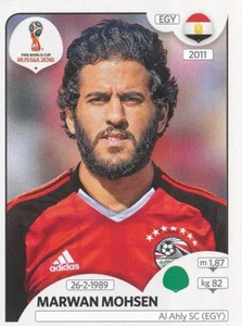 091 MARWAN MOHSEN EGYPT UPDATE MISE A JOUR STICKER WORLD CUP RUSSIA 2018 PANINI - Picture 1 of 2