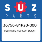 36756-81P20-000 Suzuki Harness Assy,Dr Door 3675681P20000, New Genuine Oem Part