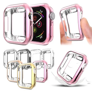 Do Apple Watch Series 10 9 8 7 6 5 4 SE 3 miękkie silikonowe etui z TPU zderzak - Zdjęcie 1 z 63