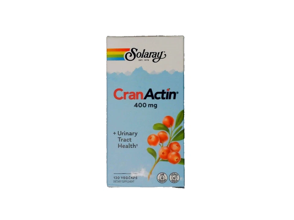 Solaray CranActin Cranberry AF Extract 400 MG 120 EA