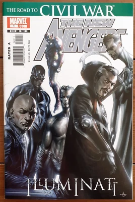 NEW AVENGERS: ILLUMINATI #1, THE ROAD TO CIVIL WAR, MARVEL COMICS, MAY 2006, FN+ - Image 1 of 2