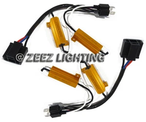 Decodificador de resistencia H4/9003 HID bombilla antiparpadeo cancelador de advertencia sin errores - Imagen 1 de 3