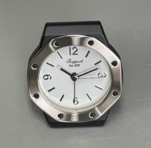 Vintage Rapport London Quartz Travel Bedside Alarm Clock BRAND NEW MODEL A171 - Picture 1 of 4
