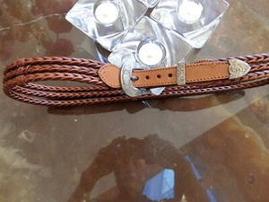Billy Belts Weaved leather belt, size 38, excellent condition - Picture 1 of 5