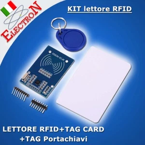 RC522 RFID Reader 13,56 Mhz KIT mit Schlüsselanhänger TAG + Card for Arduino - Bild 1 von 1