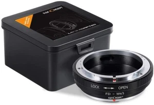 K&F Concept Lens Adapter for Canon FD Lens to Micro Four Thirds M4/3 MTF Cameras - Picture 1 of 7