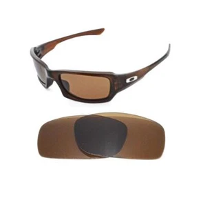 NEW POLARIZED BRONZE REPLACEMENT LENS FOR OAKLEY SLIVER STEALTH SUNGLASSES - Picture 1 of 4